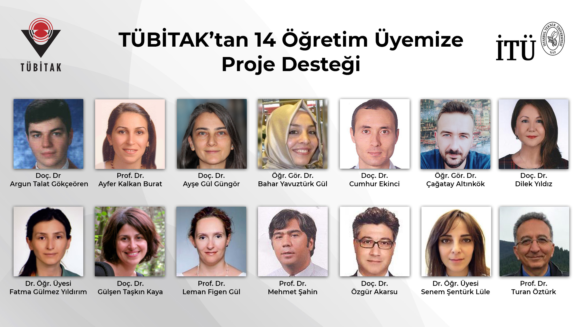 TÜBİTAK’tan 14 Öğretim Üyemize Proje Desteği Görseli