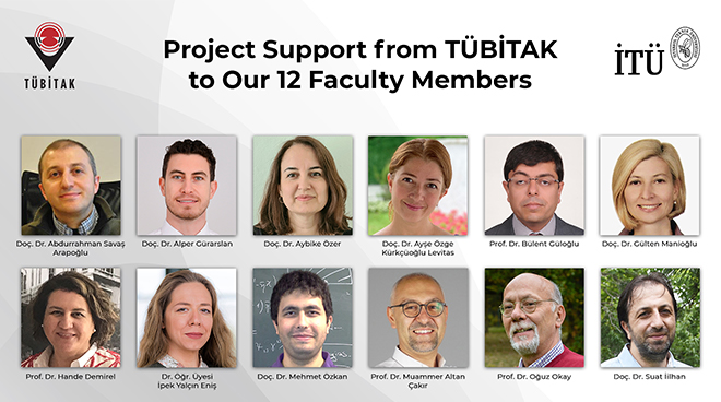 Project Support from TÜBİTAK to Our 12 Faculty Members Görseli