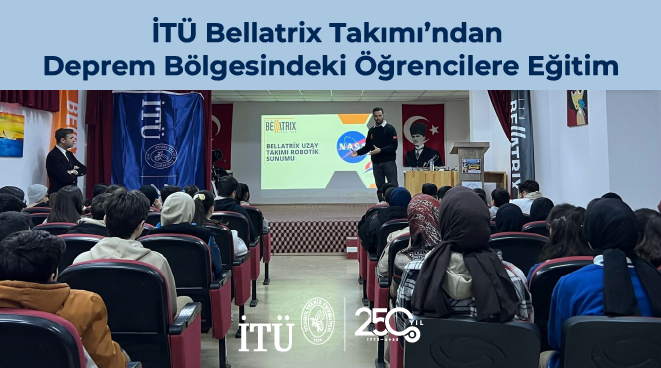 İTÜ Bellatrix Takımı’ndan Deprem Bölgesindeki Öğrencilere Eğitim Görseli