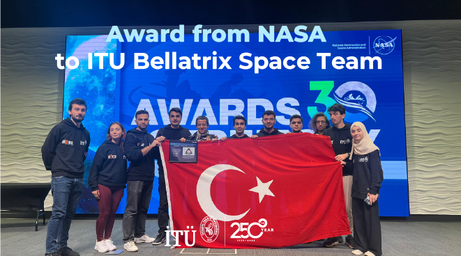 Award from NASA to ITU Bellatrix Space Team Görseli