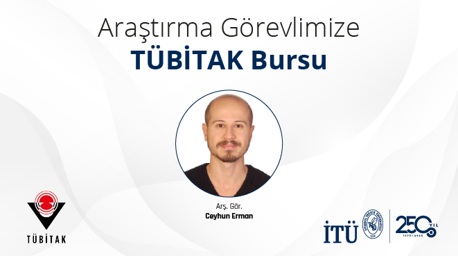 Araştırma Görevlimize TÜBİTAK Bursu Görseli