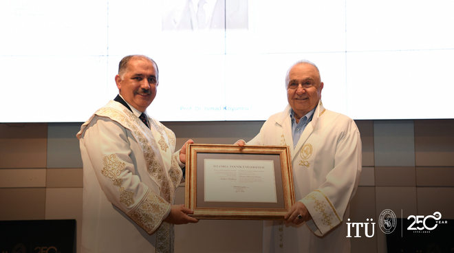 Honorary Doctorate from ITU to Bedrettin Dalan Görseli