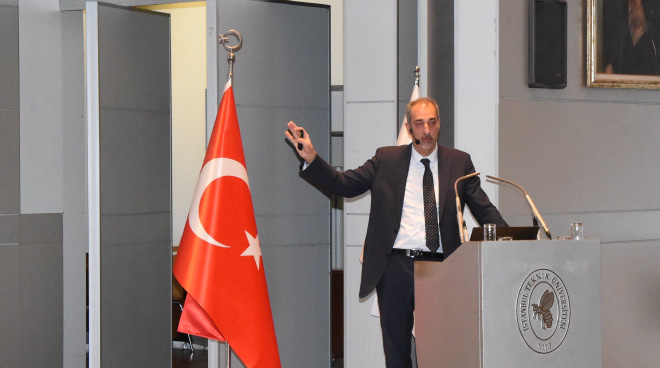 İTÜ İş Dünyası Söyleşilerinin Konuğu Deltav Uzay Genel Müdürü Doç. Dr. Arif Karabeyoğlu Görseli