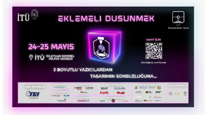 İTÜ’de “Eklemeli Düşünmek” Konferansı Görseli