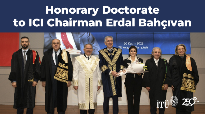 Honorary Doctorate to ICI Chairman Erdal Bahçıvan Görseli