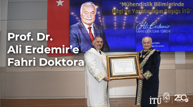 Prof. Dr. Ali Erdemir’e Fahri Doktora Görseli