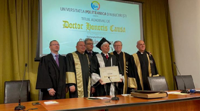 Honorary Doctorate to Our Faculty Member from Politehnica University of Bucharest Görseli