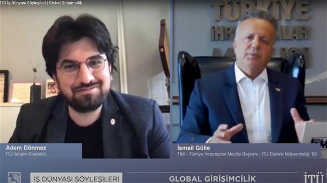 Mezunumuz İsmail Gülle ile Global Girişimcilik Üzerine Söyleşi Görseli