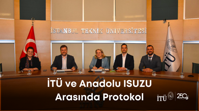 İTÜ ve Anadolu Isuzu Arasında Protokol Görseli