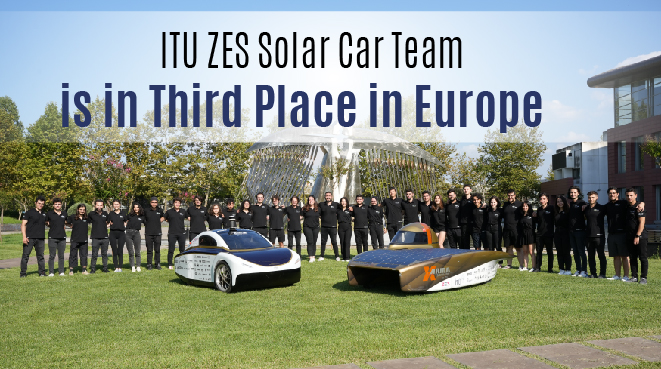 ITU ZES Solar Car Team is in Third Place in Europe Görseli