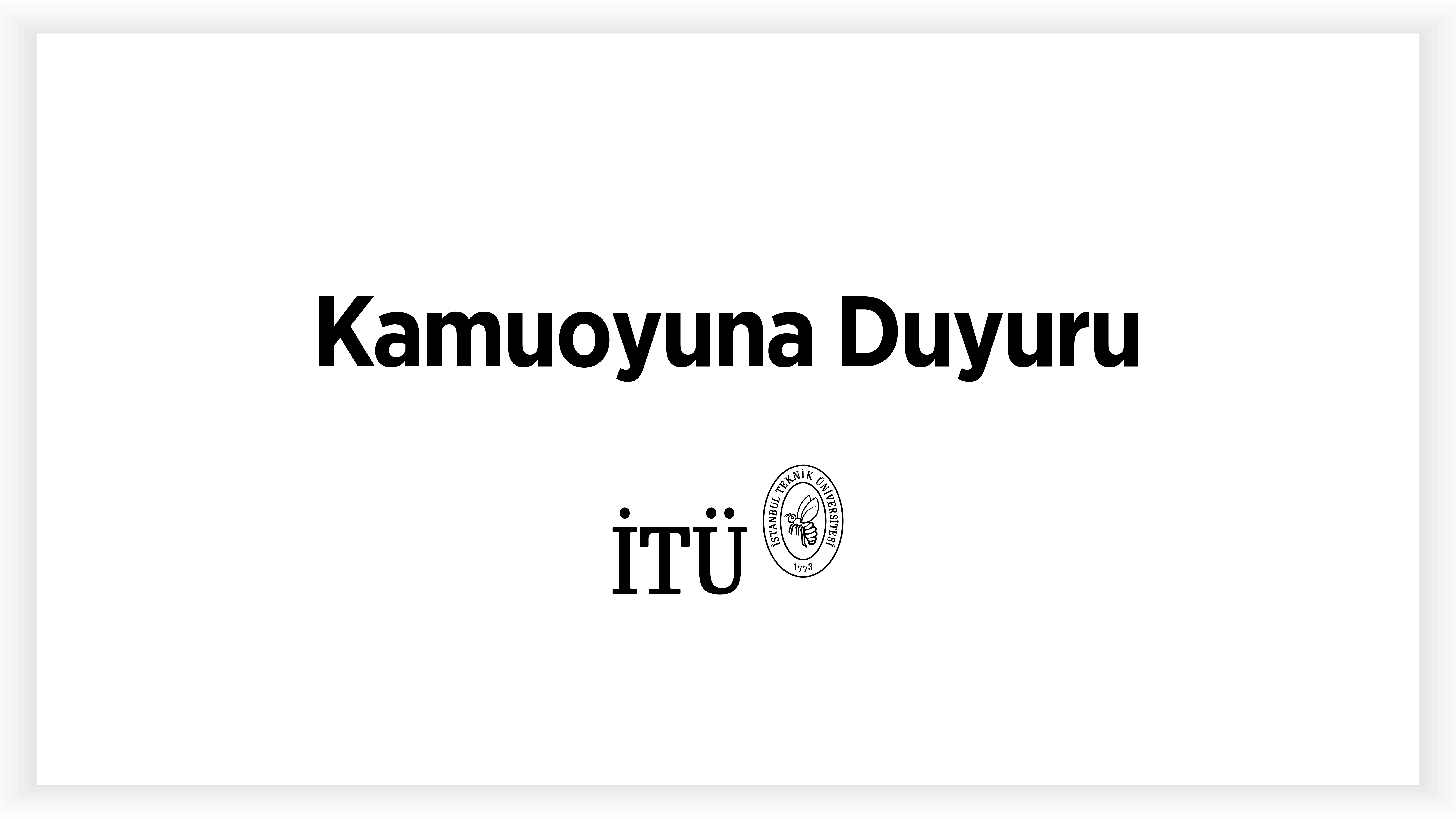 Kamuoyu Duyurusu Görseli