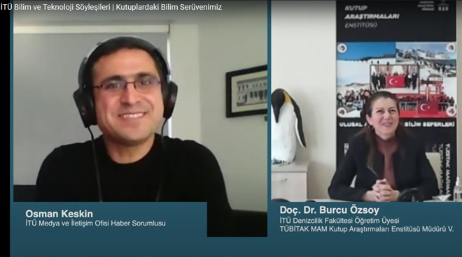 Doç. Dr. Burcu Özsoy ile Kutuplardaki Bilim Serüvenimizi Konuştuk Görseli