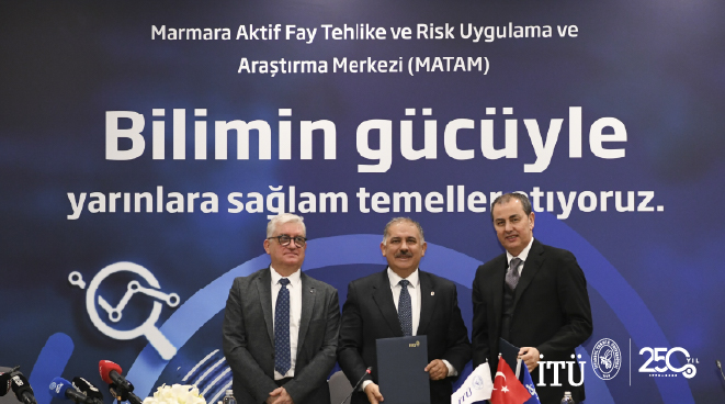 İTÜ ve Türkiye İş Bankası’ndan Deprem Araştırmaları Merkezi: MATAM Görseli