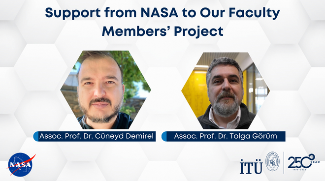 Support from NASA to Our Faculty Members’ Project Görseli