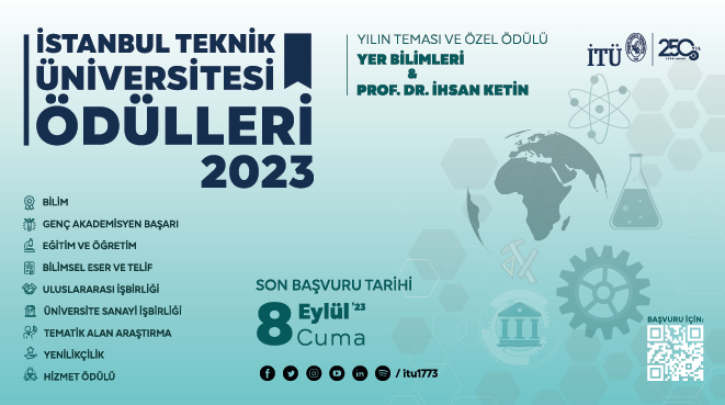 2023 İTÜ Ödülleri İçin Başvurular Başlıyor Görseli