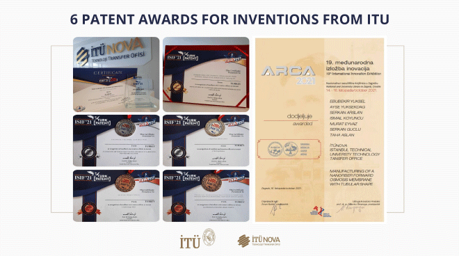 6 Patent Awards for Inventions from ITU Görseli