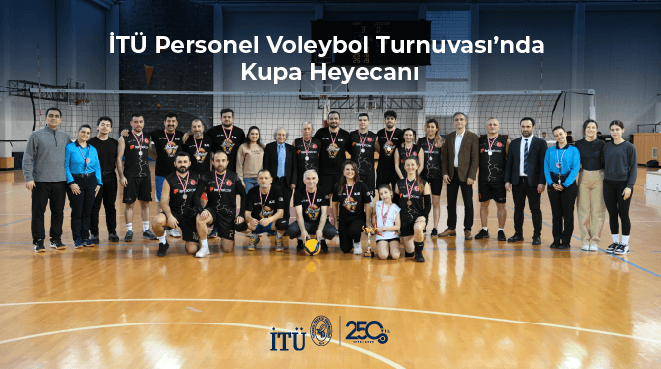 İTÜ Personel Voleybol Turnuvası’nda Kupa Heyecanı Görseli