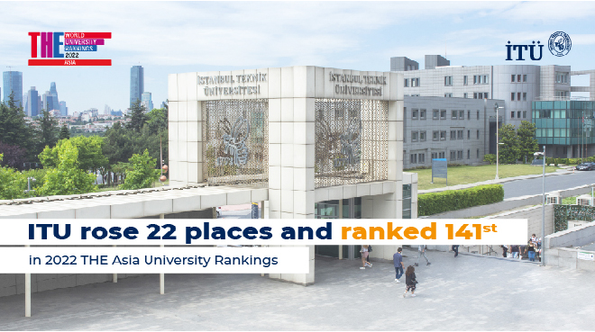 ITU is in Top 150 in THE Asia University Rankings Görseli