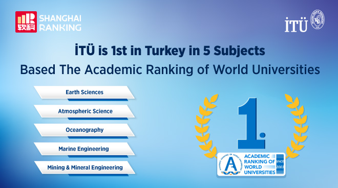 ITU Ranks 1st in Turkey in 5 Areas of Academic Ranking of World Universities Görseli