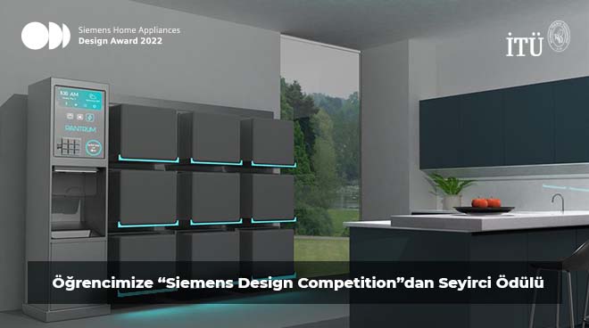 Öğrencimize “Siemens Design Competition”dan Seyirci Ödülü Görseli