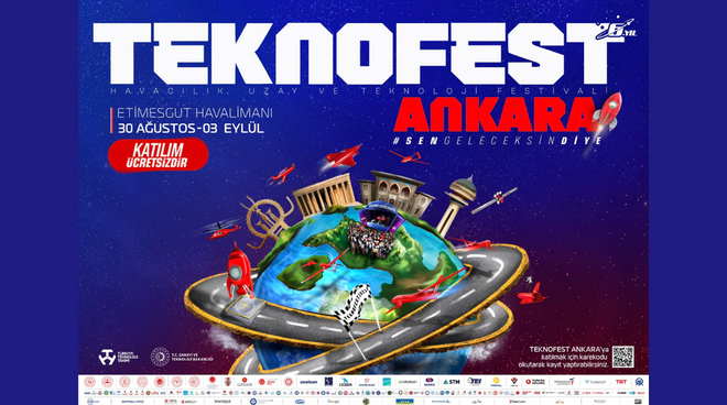 İTÜ Proje Takımları TEKNOFEST Ankara İçin Hazır Görseli