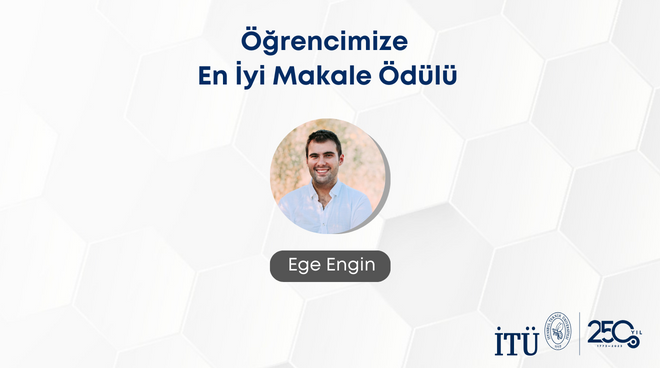 Öğrencimize En İyi Makale Ödülü Görseli