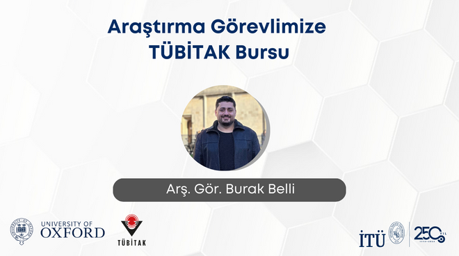 Araştırma Görevlimize TÜBİTAK Bursu Görseli