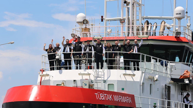 TÜBİTAK MARMARA Research Vessel Completed Its First Earthquake Voyage Görseli