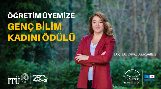 Öğretim Üyemize Genç Bilim Kadını Ödülü Görseli