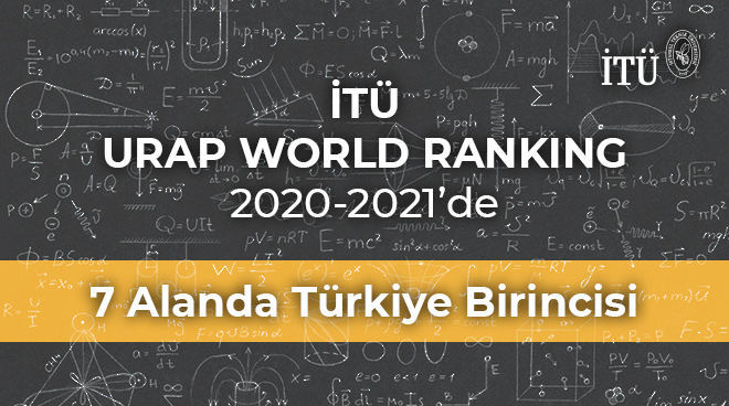 İTÜ, URAP Sıralaması’nda 7 Alanda Türkiye’de Lider Görseli