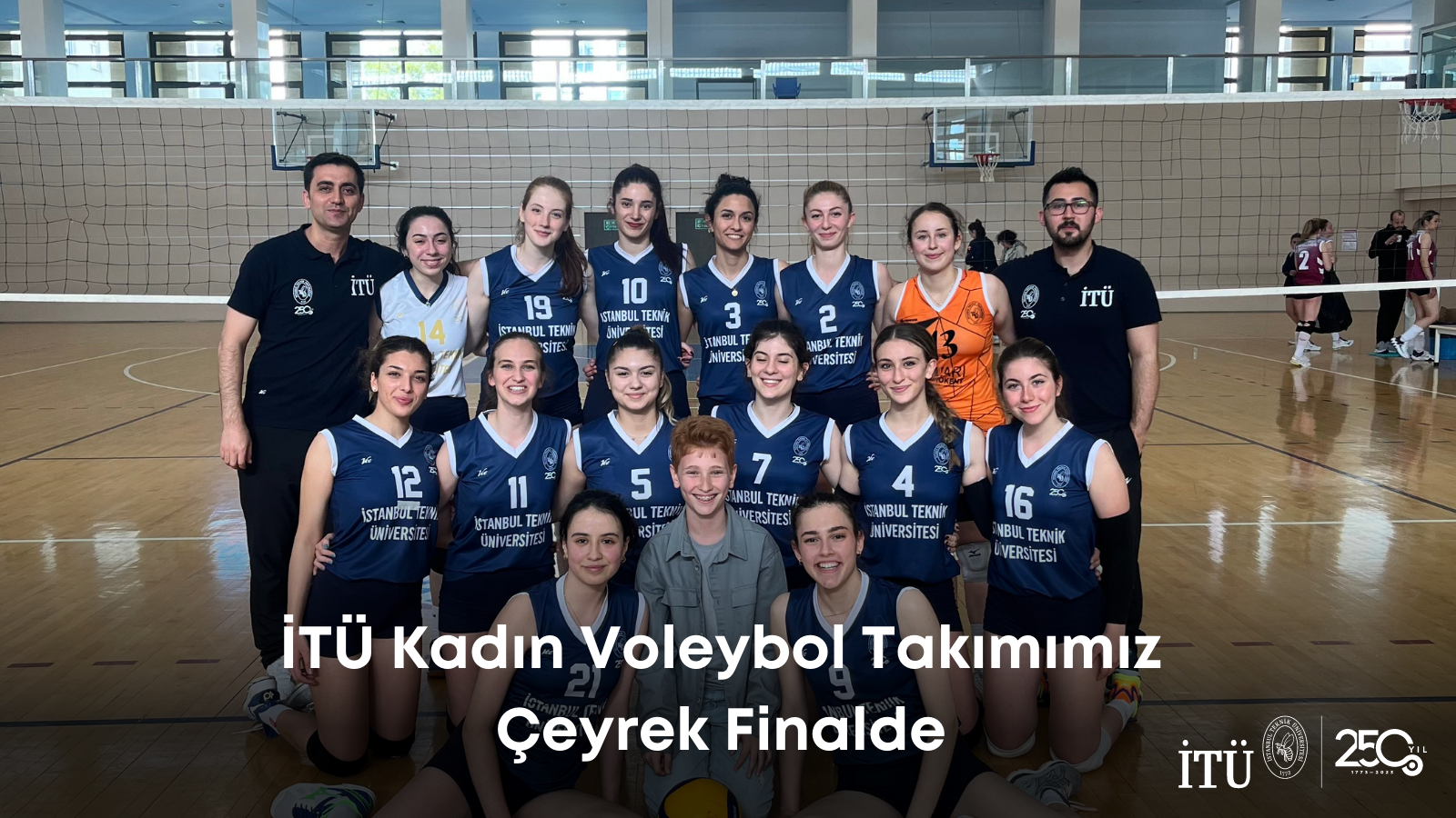 İTÜ Kadın Voleybol Takımımız Çeyrek Finalde Görseli