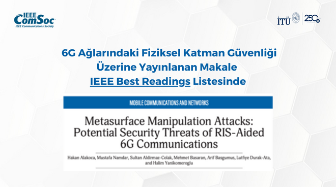 Doktora Öğrencimizin Makalesi IEEE Best Readings Listesinde Görseli