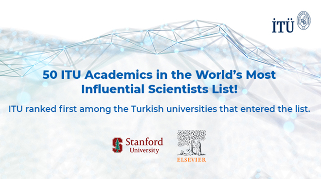 50 ITU Academics in the World’s Most Influential Scientists List Görseli